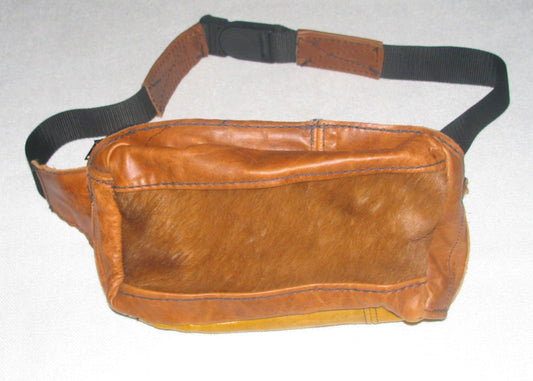 Leather and Hide Fanny Pack
