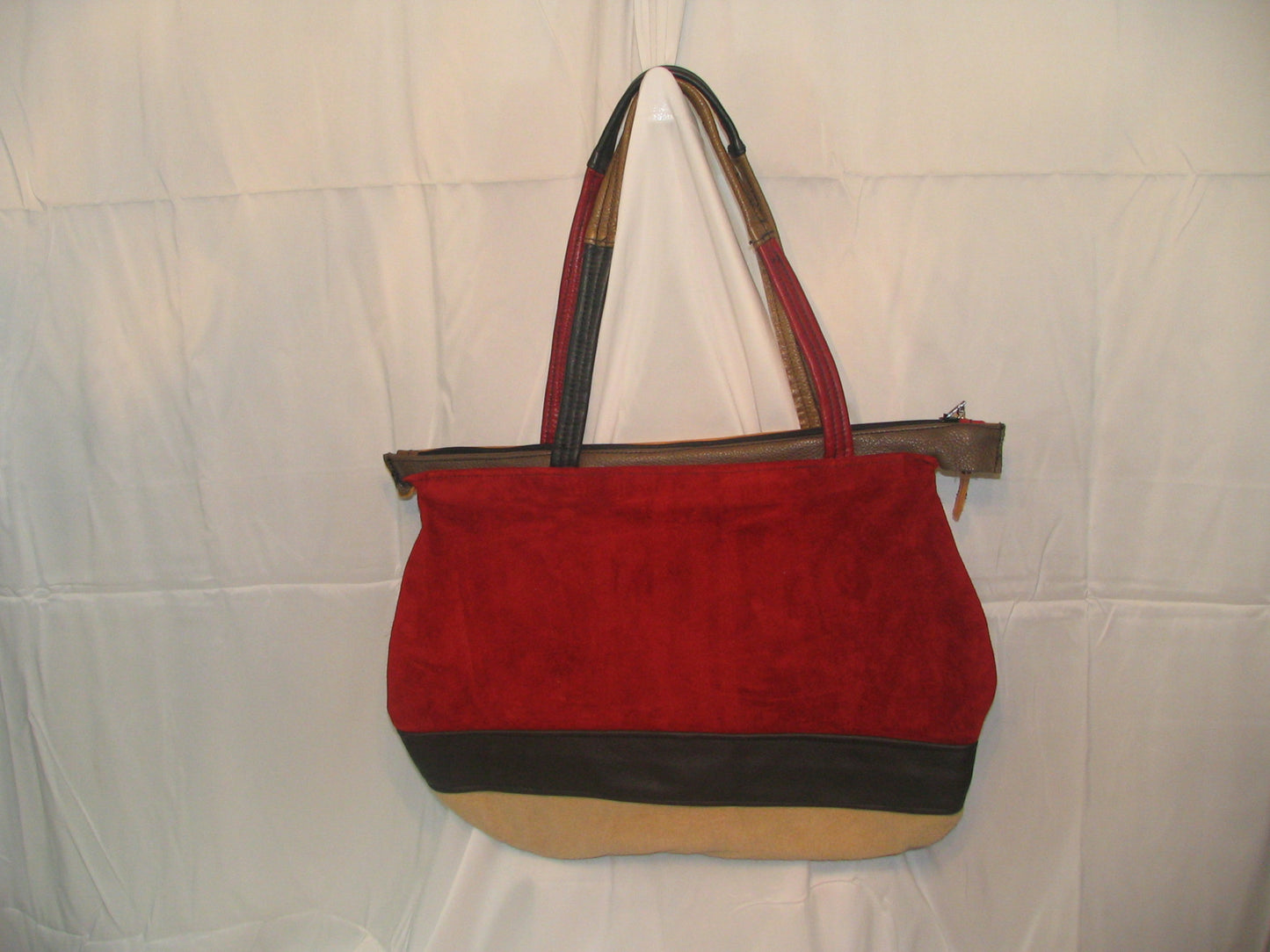 Lots Of Color Leather Tote