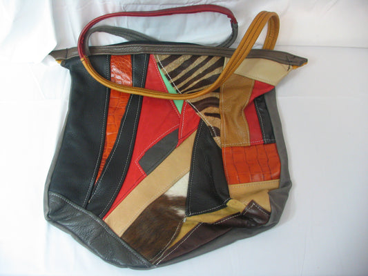 Custom Leather Scrap Colorful