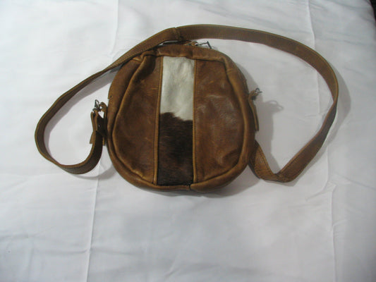 Brown leather and Hide Western