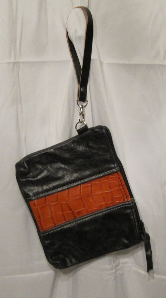 Black & Orange Clutch