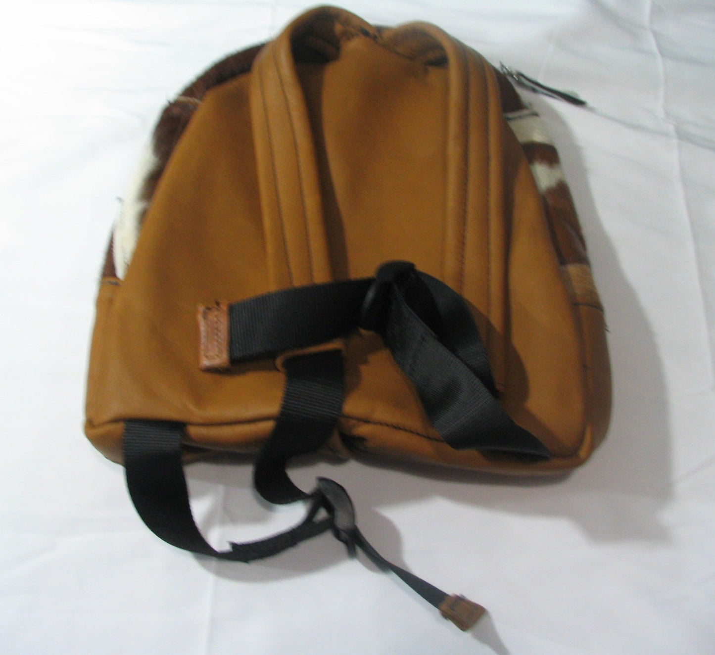 Leather Cow Hide Smooth Back Pack