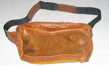 Leather and Hide Fanny Pack