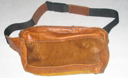 Leather and Hide Fanny Pack