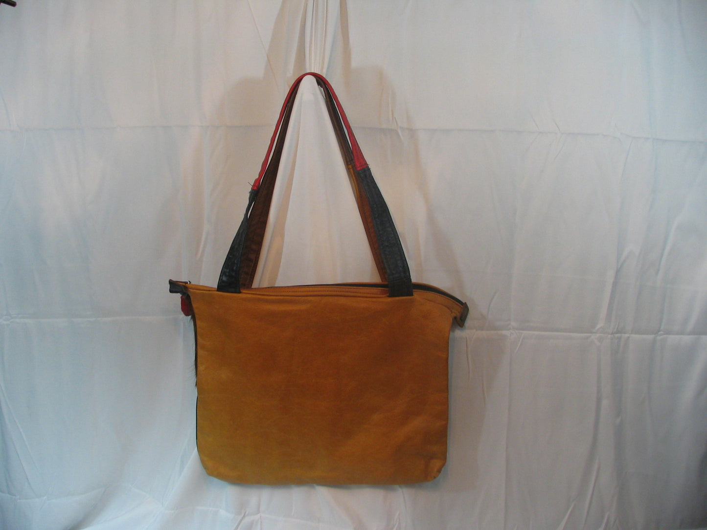 Colorful Leather and Hair on Hide Tote