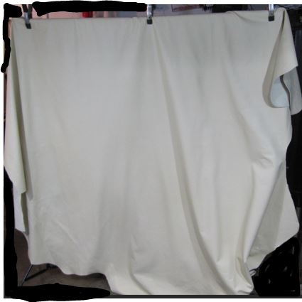 Ex-large full tan leather hide